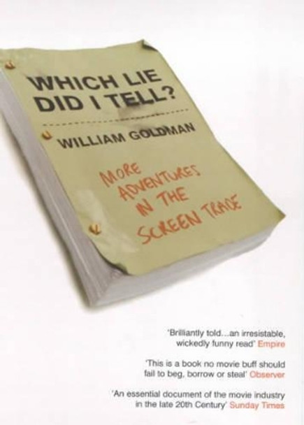 Which Lie Did I Tell? William Goldman 9780747553175