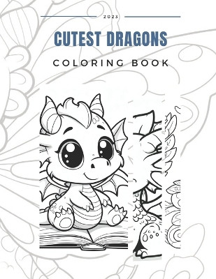 Cutest Dragons Coloring Book by Charles Grundas