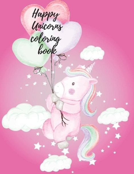 Happy Unicorns coloring book by Cristie Publishing