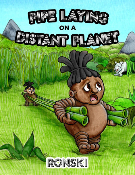 Pipe Laying on a Distant Planet by Ronski