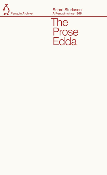 The Prose Edda Snorri Sturluson 9780241752296