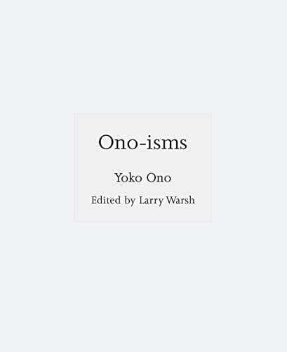 Ono-isms Yoko Ono 9780691239224