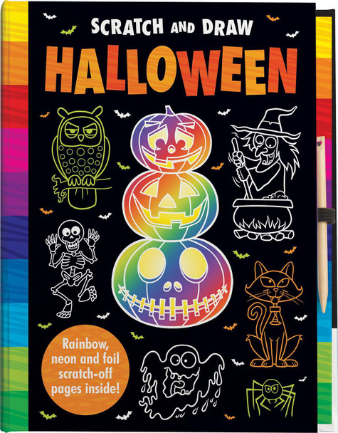 Scratch and Draw Halloween - Scratch Art Activity Book Arthur Over 9781789586718