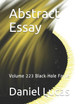 Abstract Essay: Volume 223 Black Hole Force Daniel Lucas 9798585085239