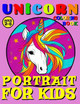Unicorn Coloring Book for Kids - Portrait by Rosemary Backyard