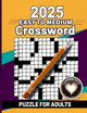 2025 Easy to Medium Crossword Puzzle Book For Adults by Paine Puzzle Press