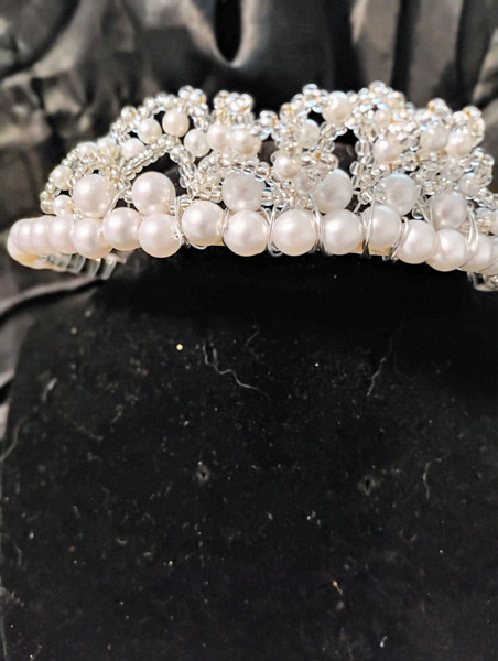 Exclusive Sewn Pearl Crown Exclusive Sewn Pearl Crown