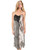 12400 - Warrior Print Crunched in Jet - Night Gown