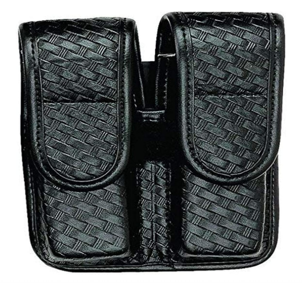 Étui Triple Pour Chargeurs 7945 — Compatible SIG, Glock, HK — Noir, Ambidextre — Neuf Sous Blister