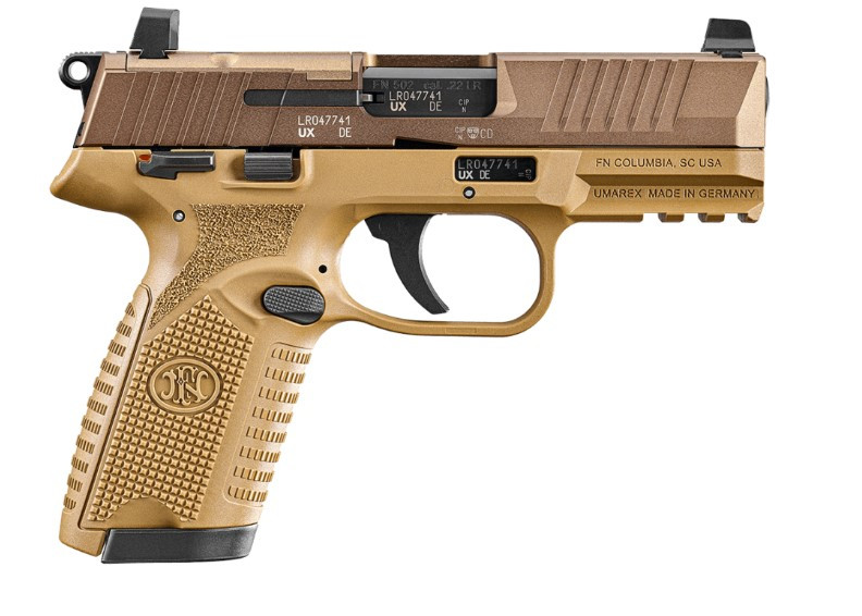 FN 502 MRD FDE .22LR 4