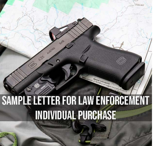 SAMPLE LETTER FOR LAW ENFORCEMENT INDIVIDUAL PURCHASE SAMPLE LETTER FOR LAW ENFORCEMENT INDIVIDUAL PURCHASE