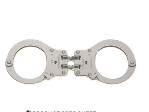 PEERLESS 801C HINGED HANDCUFF NICKEL FINISH PEERLESS 801C HINGED HANDCUFF NICKEL FINISH