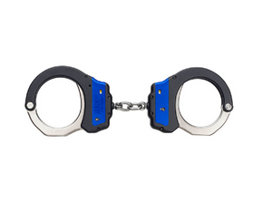 ASP IDENTIFIER CHAIN LINK HANDCUFF BLUE ASP IDENTIFIER CHAIN LINK HANDCUFF BLUE
