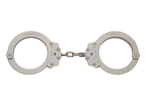 PEERLESS 702C OVERSIZE CHAIN LINK HANDCUFF PEERLESS 702C OVERSIZE CHAIN LINK HANDCUFF