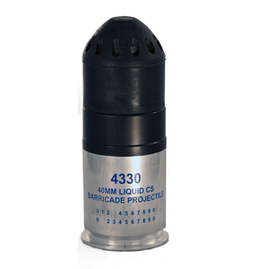 CTS 4330 40MM CS LIQUID BARRICADE ROUND, SPIN STABLIZED CTS 4330 40MM CS LIQUID BARRICADE ROUND, SPIN STABLIZED