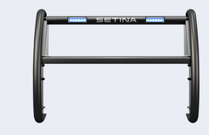SETINA PB540L PUSH BUMPER WITH 2 FOWARD LIGHTS & 1 SIDE LIGHT SETINA PB540L PUSH BUMPER WITH 2 FOWARD LIGHTS & 1 SIDE LIGHT