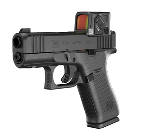 GLOCK G43X MOS8 A-CUT AIMPOINT COA OPTIC COMBO PACKAGE 9MM PISTOL (2) 10RD PX4350B02FRMOS8A4 GLOCK G43X MOS8 A-CUT AIMPOINT COA OPTIC COMBO PACKAGE 9MM PISTOL (2) 10RD PX4350B02FRMOS8A4