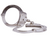 PEERLESS 700C CHAIN LINK HANDCUFF NICKEL FINSIH