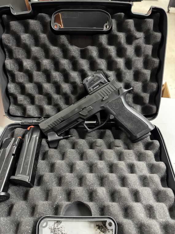 USED P320 9MM PISTOL WITH STEINER MPS - DEPARTMENT BUYBACK