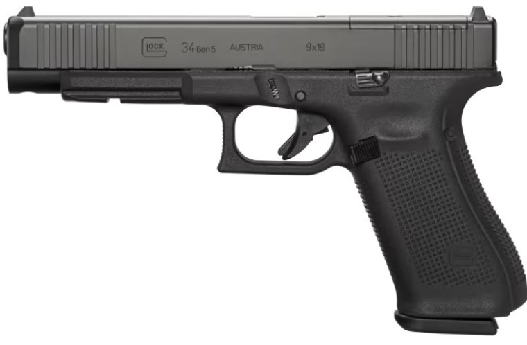 GLOCK G34 GEN5 MOS 9MM OPTIC READY PISTOL (3) 17RD