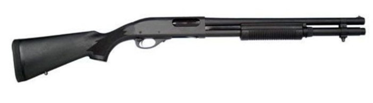 REMINGTON 870P POLICE MAGNUM +2 EXT 7RD 18" 12 GA. SHOTGUN W/ RIFLE SIGHTS R24421