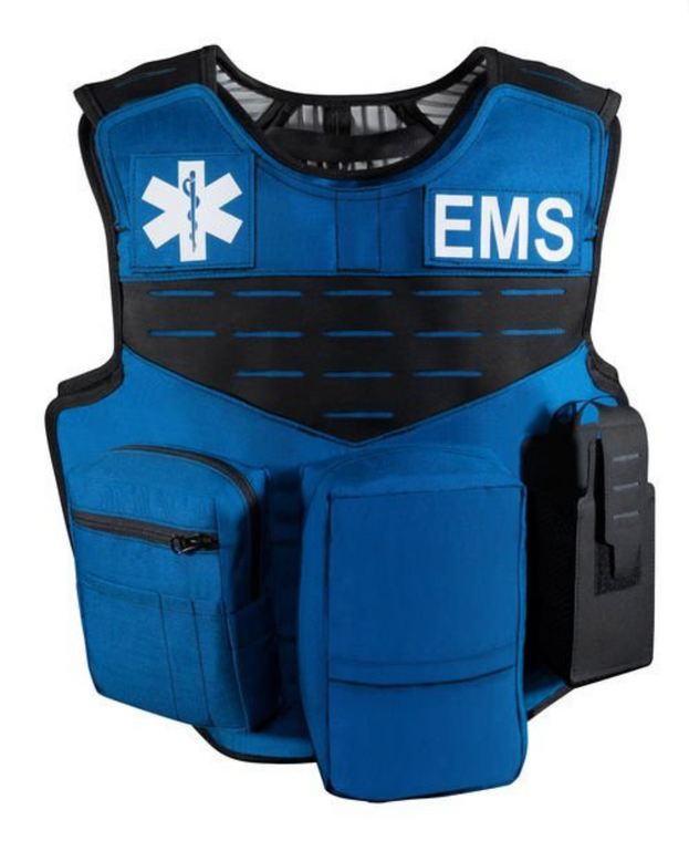 SAFARILAND EMS V1 OVERT VEST CARRIER W/ FIXED POUCHES