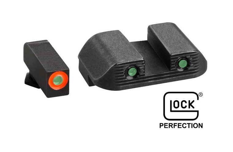 AMERIGLO BOLD TRITIUM NIGHT SIGHTS ORANGE FRONT SIGHT FOR GLOCK 9MM / .40