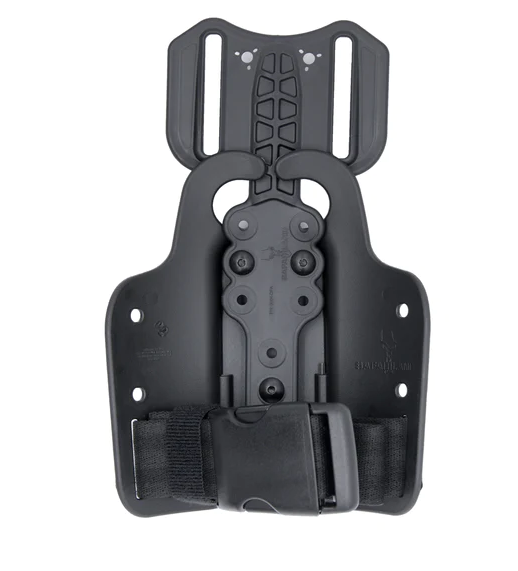 SAFARILAND DROP LEG HOLSTER FLEX ADAPTER SINGLE STRAP LEG SHROUD BLACK ...