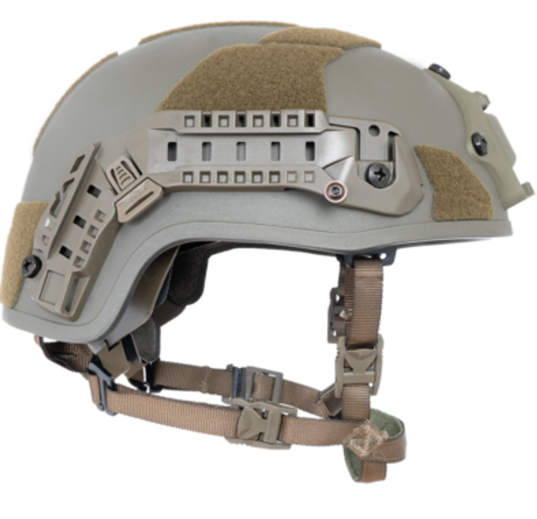 BUSCH PROTECTIVE AMP-1E, ACH IIIA+ BALLISTIC HELMET