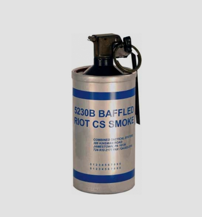 CTS 5230B CS BAFFLED CANISTER GRENADE 52 SERIES, LOW FLAME POTENTAL