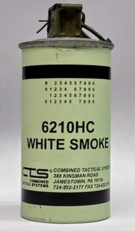 CTS 6210HC HEXACHLOROTHANE (HC) SMOKE OUTDOOR GRENADE