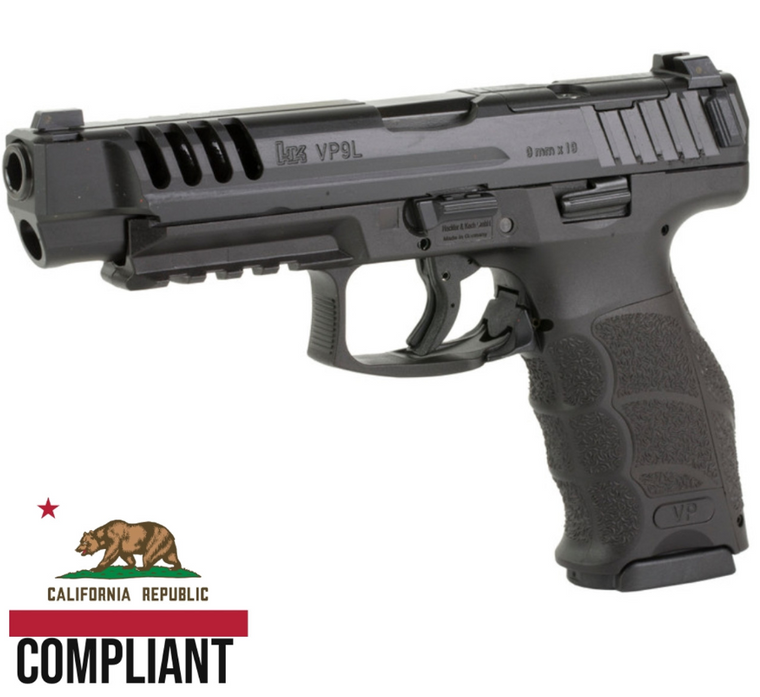 HECKLER & KOCH VP9L OR 9MM OPTIC READY PISTOL (2) 10RD *CA COMPLIANT*