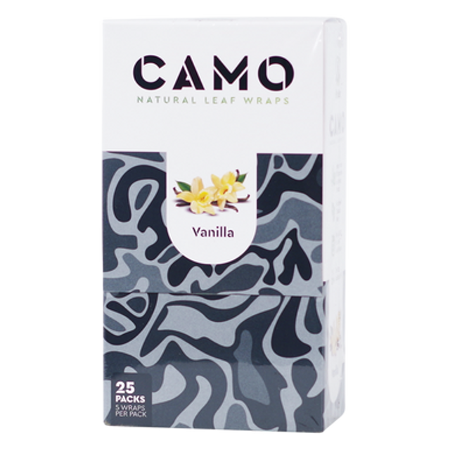 Afghan Hemp Camo Wraps 5pk - Vanilla Afghan Hemp Camo Wraps 5pk - Vanilla