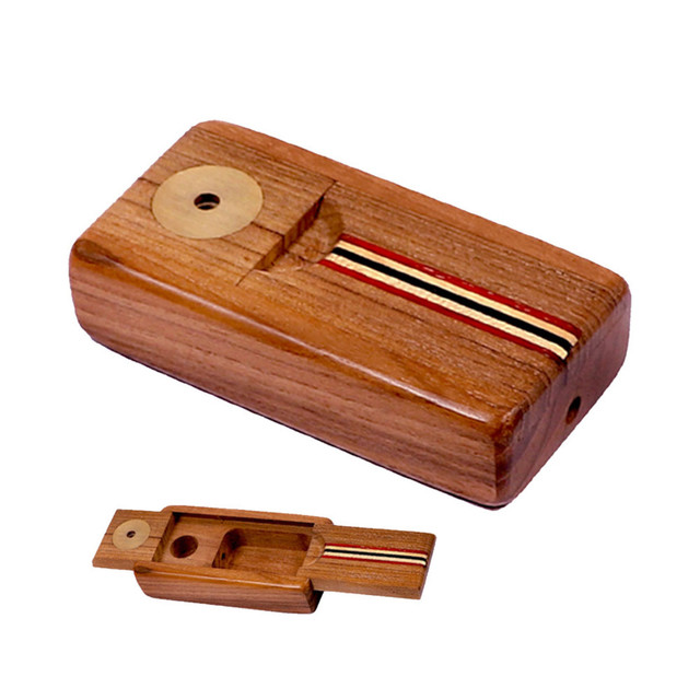 Sneaky Tokes Stash 'N Go Wood Smoking Pipe - #9430