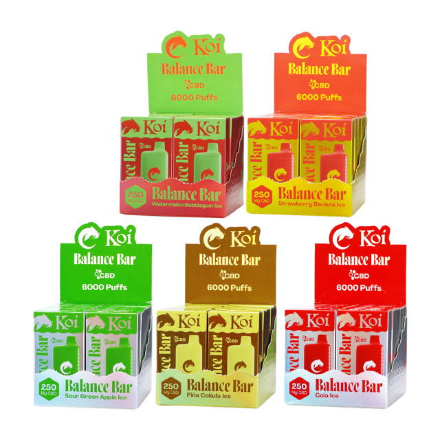 Koi CBD Disposable Device 250mg CBD Balance Bar 12ml - Cola Ice