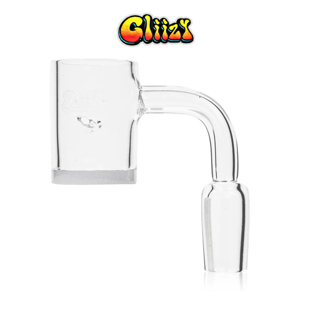 Gliizy Opaque Bottom 14mm Male 45* Quartz Banger Gliizy Opaque Bottom 14mm Male 45* Quartz Banger