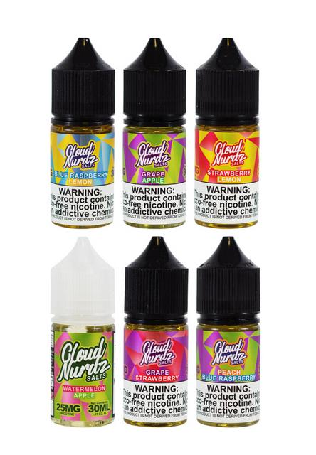 CLOUD NURDZ Salt 30ML - Grape Apple - 50mg