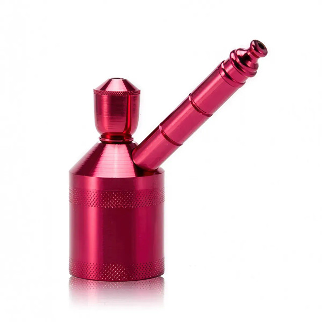 4 IN CYLINDER HOOKAH ASSORTED COLORS METAL HAND PIPE