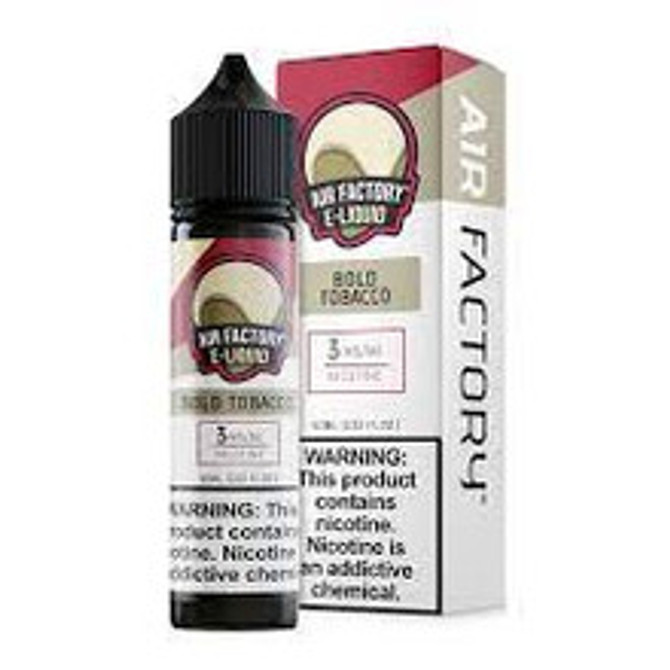 Air Factory E-Liquid 60ML - Bold Tobacco 3mg
