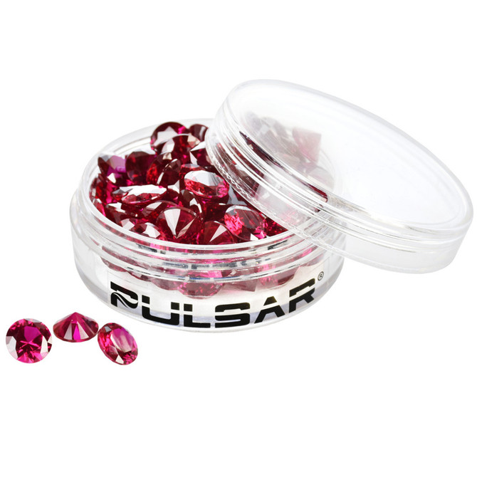 Pulsar Diamond Cut Terp Pearls | Lab Grown Ruby - #3033