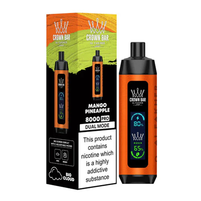 Al Fakher Crown Bar 5% Nicotine 8000 Puffs