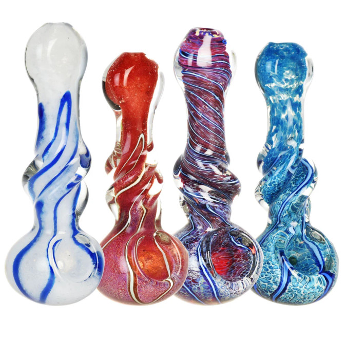 Copy of Rasta Stripe Candy Dip Glass Spoon Pipe | 3"