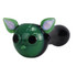 Glass Hand Pipe Green Alien Design 4.5 In