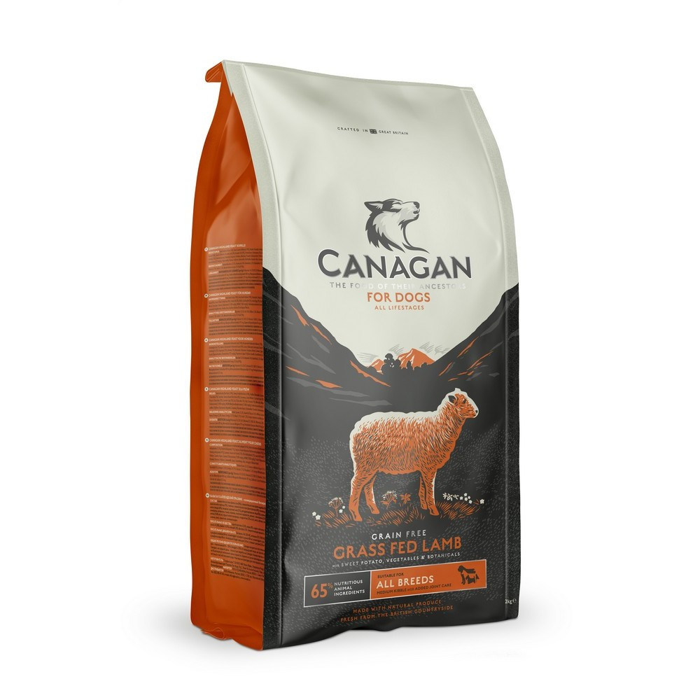 Canagan Grass Fed Lamb Dry Dog Food, 2kg Bag | Pets & Friends