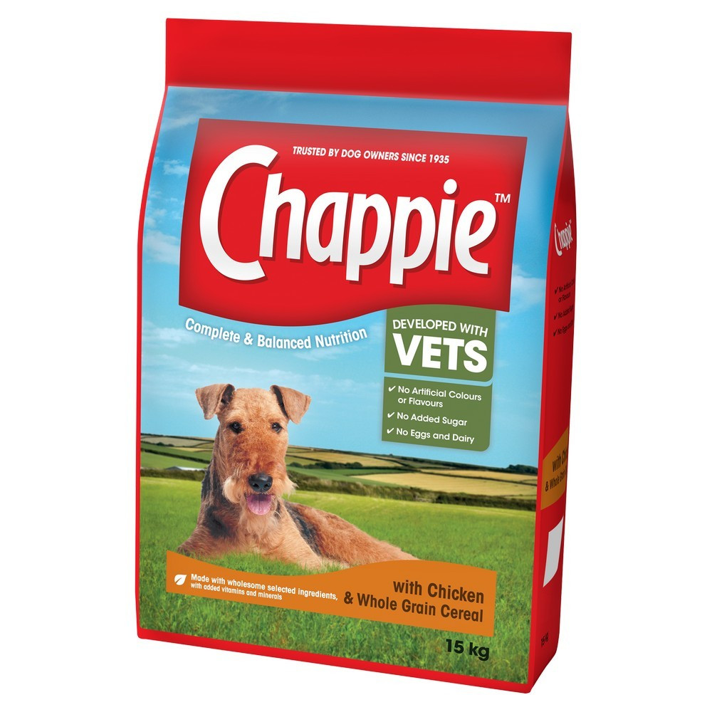 Chappie Complete Dry Dog Food Chicken 15kg Just for Pets