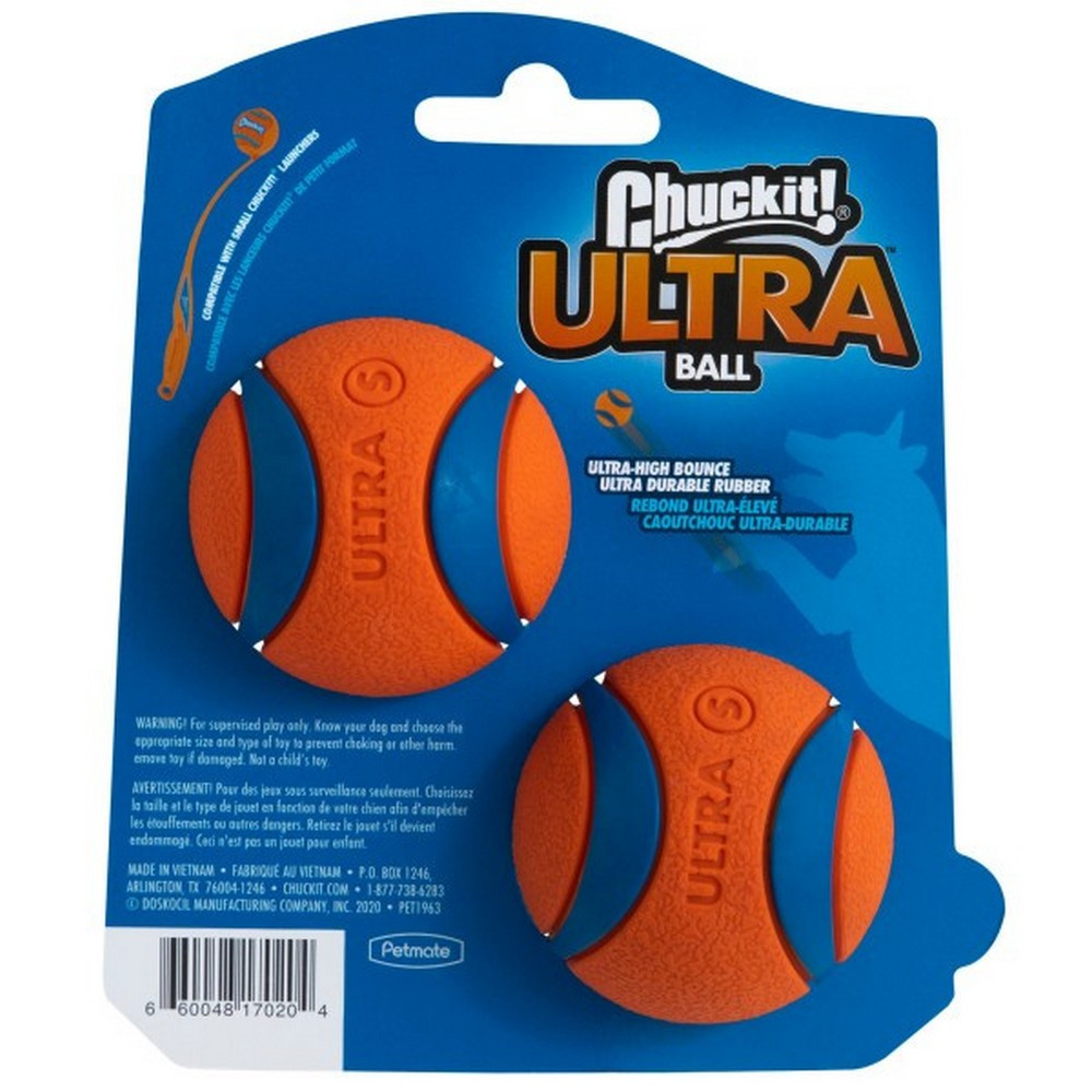 chuck it ball sizes