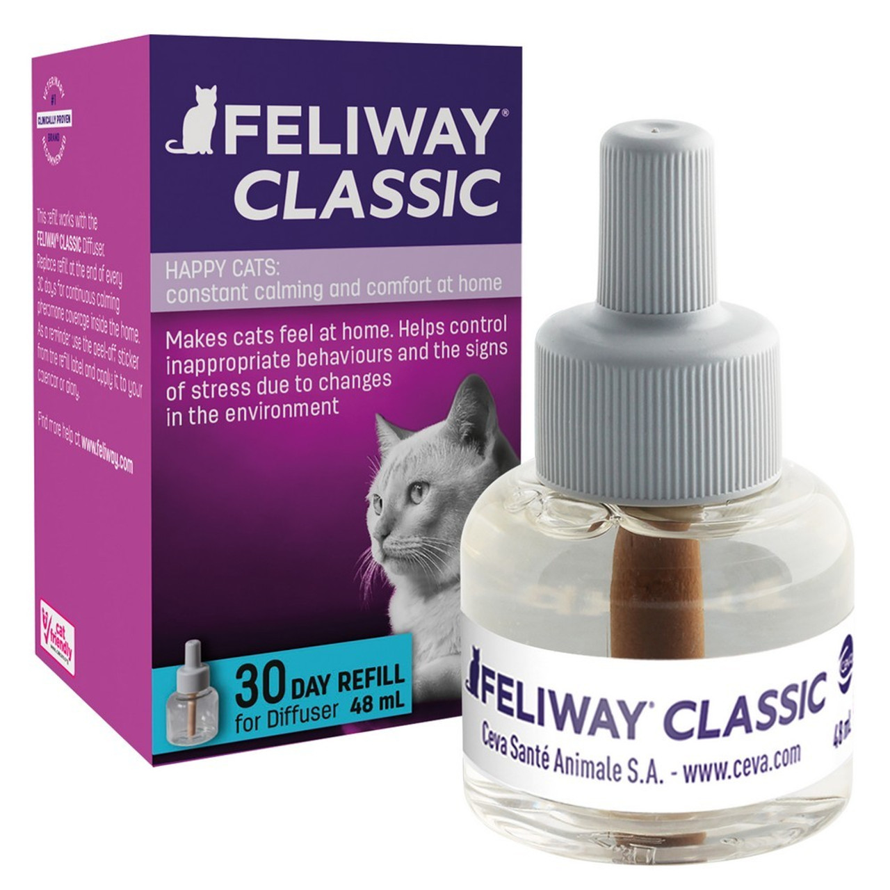 Feliway classic hot sale diffuser refill