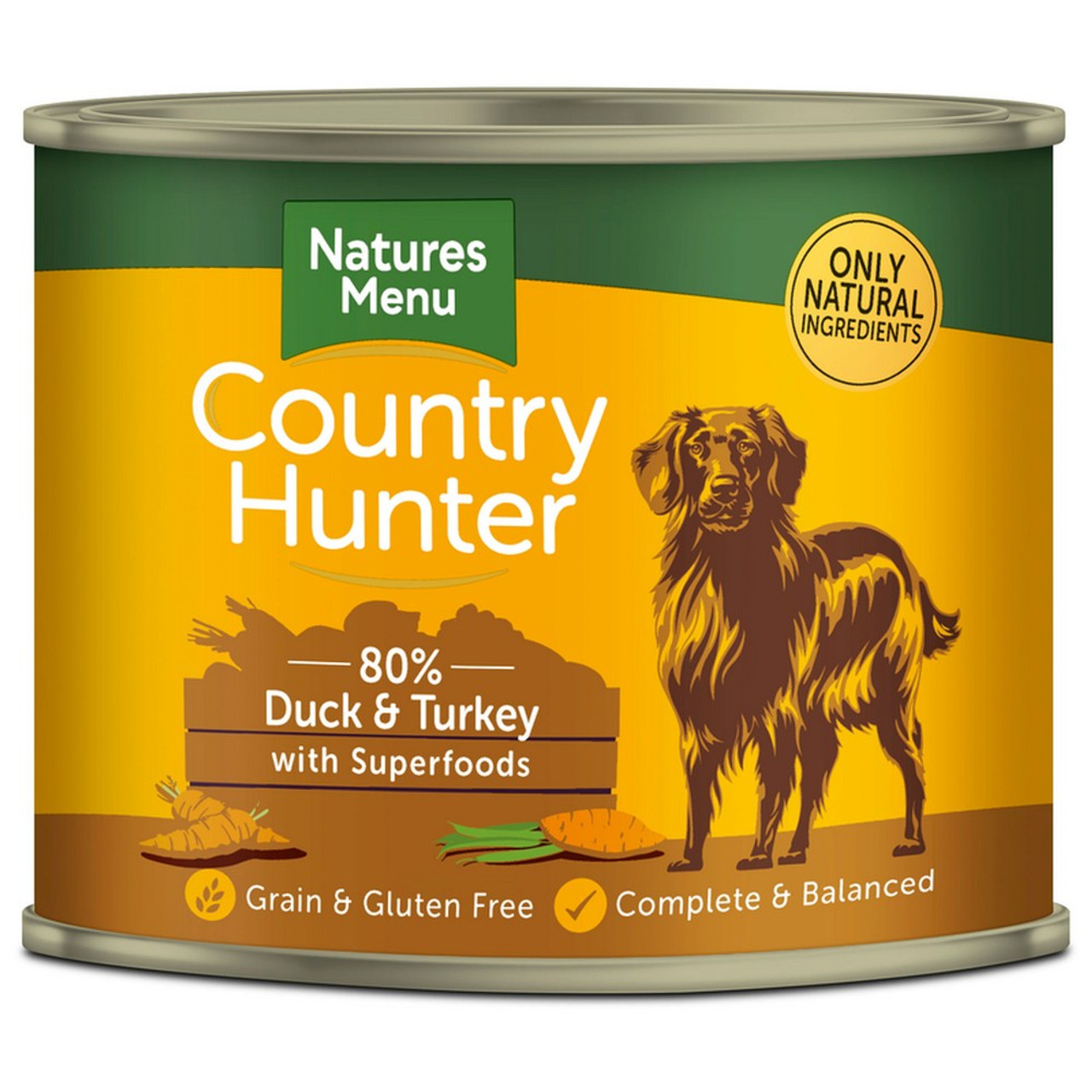 natures menu country hunter dog food 600g