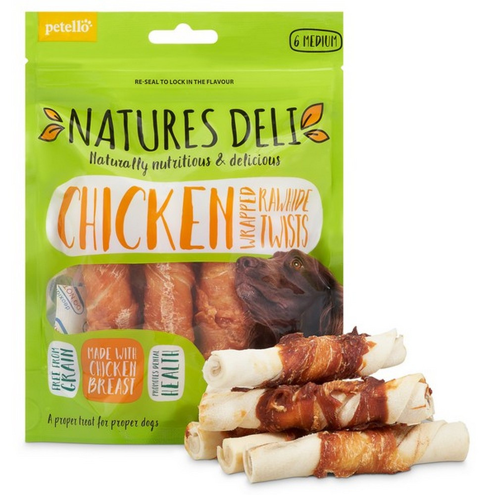 chicken wrapped rawhide