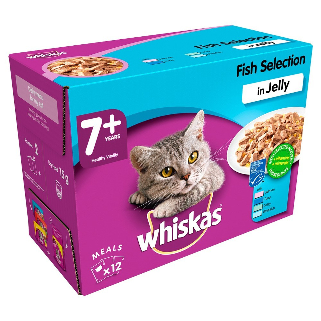 whiskas 12 pouches